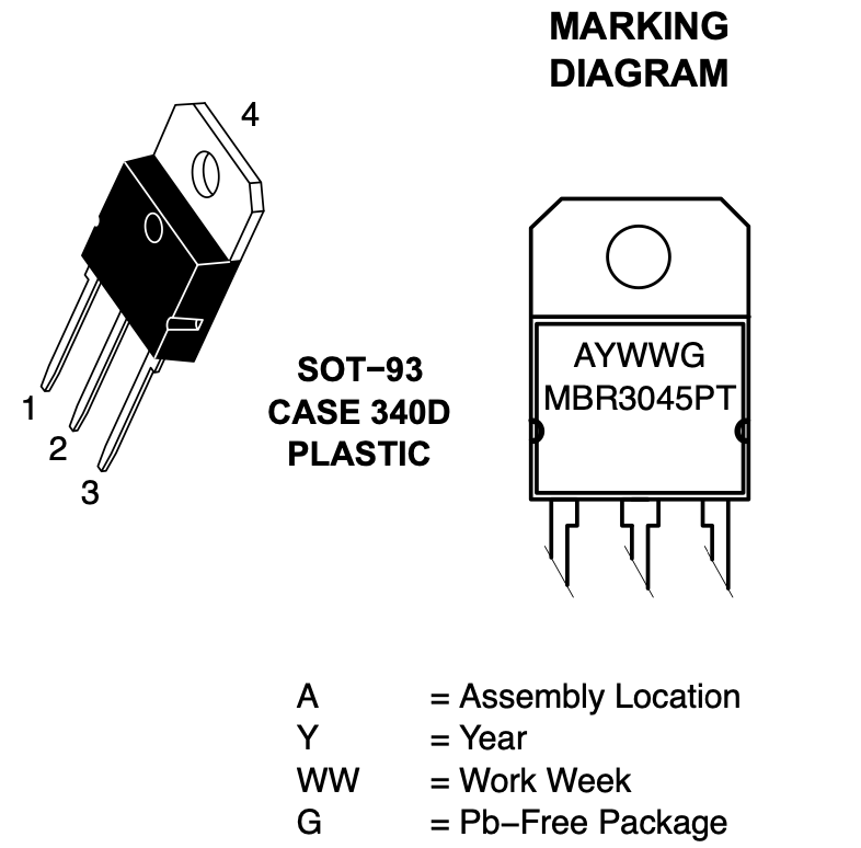 MBR3045PT (30A;45V)